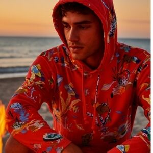 Polo by Ralph Lauren Vibrant Red Graphic Hoodie